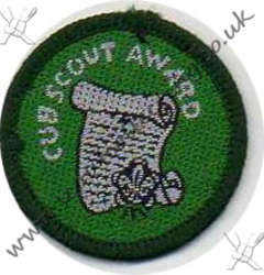Cub Scout Award 1990 to 2001