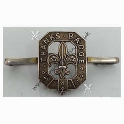 Type 8 Thanks Badge Silver Broach